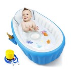 Baby Inflatable Bathtub  Portable Travel Baby Infant Bath Tub Toddler Bathtub   