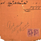 1919 1d Gv Violet Revenue Pair On Receipt For Sale Of Tobacco