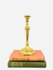 Vintage Brass Candlestick     French Styling     10 5   