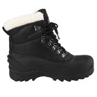 Mens Snow Boots Lace Up Outdoor Waterproof Winter Warm Fur Insulated Ski Boots