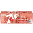      New  7up Shirley Temple Soda     12 Pack  12 Fl Oz Cans      Free Shipping      