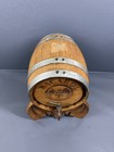Bacardi Oakheart Rum Oak Barrel Dispenser With Stand