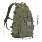 Tactical Backpack Military Molle Bag Hiking Daypacks For Camping Trekking Olive