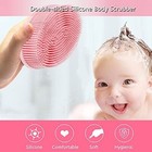 2 Pcs Silicone Body Scrubber  Dish Scrubber  Soft Silicone Loofah  Exfoliator