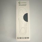Cloudfio Arch Support Sports Insoles Full Length Cuttable Eva pu White Xs-xl