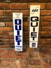 Vintage Pga Golf Quiet Signs Buick Open Lot Double Sided
