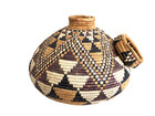 Vintage Large Handwoven Traditional Zulu  South African Basket