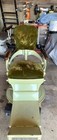 Vintage Antique Green Hydraulic Dental Chair  barber  Tattoo 
