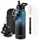 Raymylo Insulated Water Bottle 40 Oz  Triple Wall Vacuum Stainless Steel