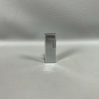 Colibri Wave Pattern Silver Tone Textured Butane Lighter W  Case Box Papers
