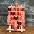 Lot 22 Belding Corticelli Vintage Wood Spool Thread Mercerized Cotton 275 Yds Ea
