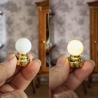 1 12 Scale Dollhouse Miniatures Led Lights Lamp W  Battery Bathroom Hallway