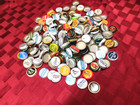 200  Beer Bottle Caps Mixed Lot Variety Dented non Dented Crafts Recycle
