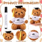  Graduation Autograph Stuffed Animal 2025 Smooth Fabric Stuffed Toy Fluffy Bear