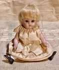 Adorable 4  Antique German  Bisque Doll