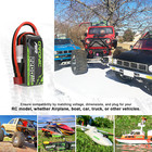 2x Ovonic 11 1v 2200mah Short Lipo Battery 3s 35c T For Rc Car 1  16 1 14 Us