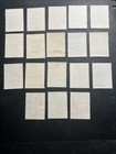 Full Set Used P R China 1960 S44 Chrysanthemum Stamp Sc 542-59