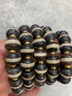 5pcs Rare Tibetan Old Natural Agate Dzi  1line  Beads Prayer Bracelets