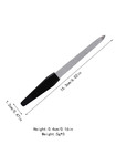 Metal Nail File Double Sided Stainless Steel Fingernail Pedicure Manicure Tool