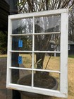 36 X 28 Vintage Window Sash  Old 8 Pane  Frame From 1938 Arts   Crafts