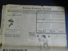 Wwi Era Newspaper - Boston Evening Record - May 24 1918 - 4 Pgs  