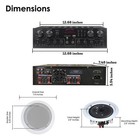 Home Theater System Kit  4 Channel 1000 Watts Bluetooth Receiver