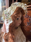 Antique Lace Bonnet Victorian For Women  Dolls Excellent Cond  Watch Video Now