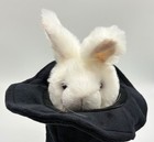 Folkmanis Rabbit In Hat 11 Inch Puppet  brand New With Tag  Magician   s Hat Trick