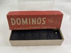 Vintage 1940 s Halsam Wood Coca Cola Dominoes Set In Box Made Usa