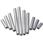 Aluminum M5 Threaded Standoff  8mm Od  Round Sleeve Stud Nut Connector