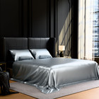 Satin Bed Sheet Set Silky Soft Deep Pocket Bedding Twin Full Queen King 4pc