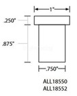 Weld On Nuts 3 8 -16 Thread Long Threaded Nut Steel Chassis Mount Tab Pack Of 4