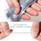 Hair Tinsel 16 Colors 3200 Strands Glitter Tinsel Hair Extensions Kit With To   