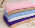 9cm Long Pile Faux Fur Fabric 45x25cm Plush Sewing Material Diy Craft Patchwork