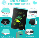 16  Lcd Writing Tablet Electronic Drawing Notepad Doodle Board-blue