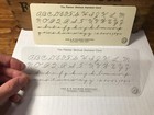 Palmer Method Of Hand Writing Penmanship American Cursive Alphabet Card   Tips