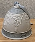 Vintage 1994 Lladro Matte Porcelain Christmas Bell Ornament 