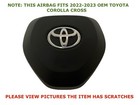 2022 2023 2024 Toyota Corolla Cross Driver Wheel Airbag Black 45130-02a20-c0