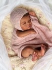 Black Reborn Baby Dolls Girl  19 Inch African American Newborn Babys Doll rea   