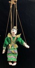 Hand Carved   Painted Burmese String Marionette Puppet  Tourist Item 20th-21st C