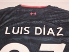 Luis Diaz Liverpool Fc Signed Auto Nike Jersey Beckett Certified