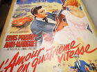Elvis Presley Vintage Viva Las Vegas Movie Poster French Release Rough Survivor