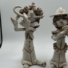 Trio Of Vintage Dino Bencini Sculpture Ceramic Graduate Figurine Italy Signed