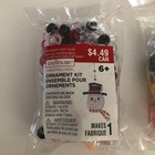 Lot Of 3 Creatology Christmas Ornament Craft Kit Snowman  Reindeer  Angels New