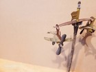 Vintage Seldom Seen Einfalt 1920 s Or 30 s  Tin Litho Penny Toy Flying Airplanes