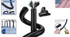 Versatile 5 8 Inch Wire Loom Tubing 10ft - Shield Cables From Chewing   Damage