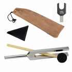 Us 528hz Aluminum Medical Tuning Fork Chakra Hammer Ball Diagnostic   Mallet Set