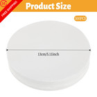 Liqwei 500 Pcs 5 Inches Burger Patty Paper Round  Burgers 5 Inches  White