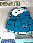    peanuts Snoopy Blue Puffer Coat Apple Airpods Gen 4 Case W carbiner Clip            