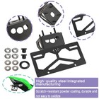 License Plate Holder Fender Eliminator Kit For Kawasaki Z650 Ninja 650 2017-2025